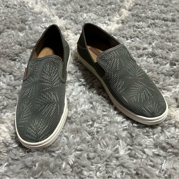 Olukai Pehuea Palm Sneakers in Dusty Olive / Palm Dusty Olive / Palm sz 7 - Picture 2 of 9